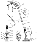 Page A Diagram and Parts List for 4099  Weed Eater Trimmer